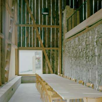 Modern ingerichte stal