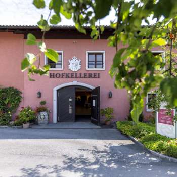 Ingangsgebied van de Wijnkelder van de Vorsten van Liechtenstein in Vaduz