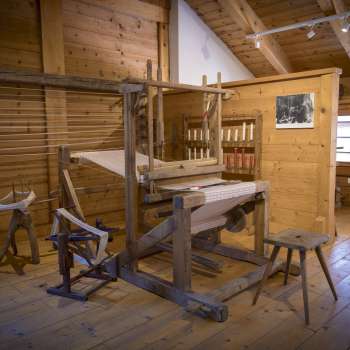 Weefgetouw in het Walser Museum