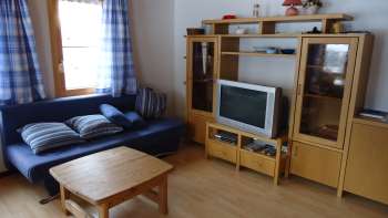 Woonkamer vakantiewoning Zwart