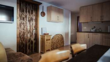 Woon-/eetkamer vakantiewoning Wisliheim