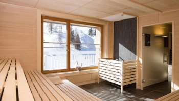 Sauna in het JUFA Hotel Malbun
