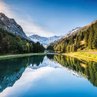 Zonsopgang bij het Gänglemeer in de Steg