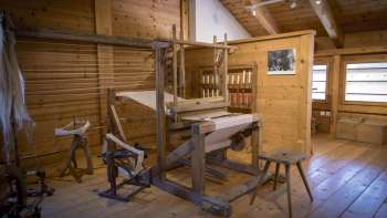 Weefgetouw in het Walser Museum