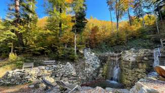 Pad van het Säga-meer Nendeln