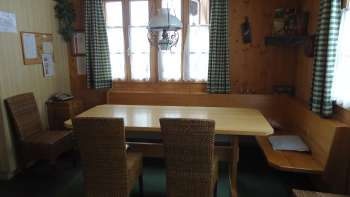 Eetkamer vakantiehuis Loretz