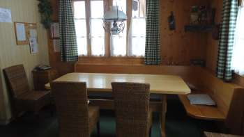 Eetkamer vakantiehuis Loretz