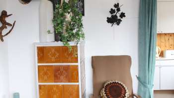 Woonkamer vakantiehuis Wanni