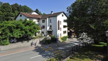 Buitenkant van Gasthaus Krone