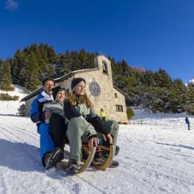 Winterfamiliefotoshoot in Malbun