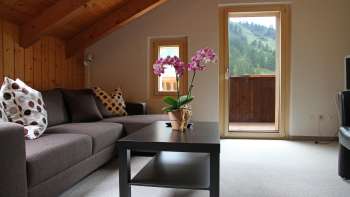 Leefruimte vakantiewoning Beck Bärgtälli