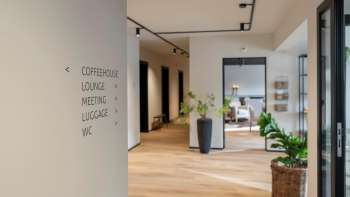 Uitnodigende foyer in Hotel Giessen