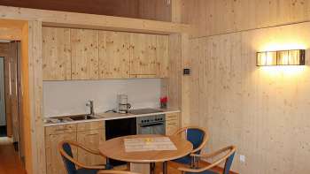 Keuken-woonkamer vakantiewoning Bergle