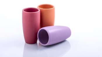 Bekers van het keramiekatelier Schaedler