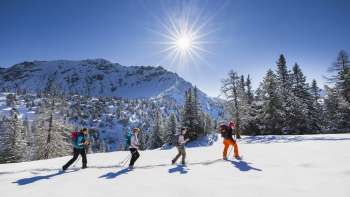 Sneeuwschoenwandelen op Schönberg