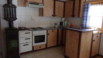 Keuken vakantiewoning Zwart