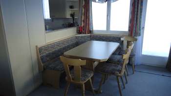 Eetgedeelte vakantiehuis Öhri