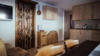 Woon-/eetkamer vakantiewoning Wisliheim