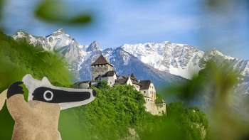 Detectieven-trail: Op schattenjacht in Vaduz met uitzicht op Kasteel Vaduz en de Witte Bergen