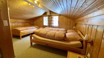 Slaapkamer vakantiehuis Wisli