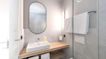 Badkamer in Hotel Giessen